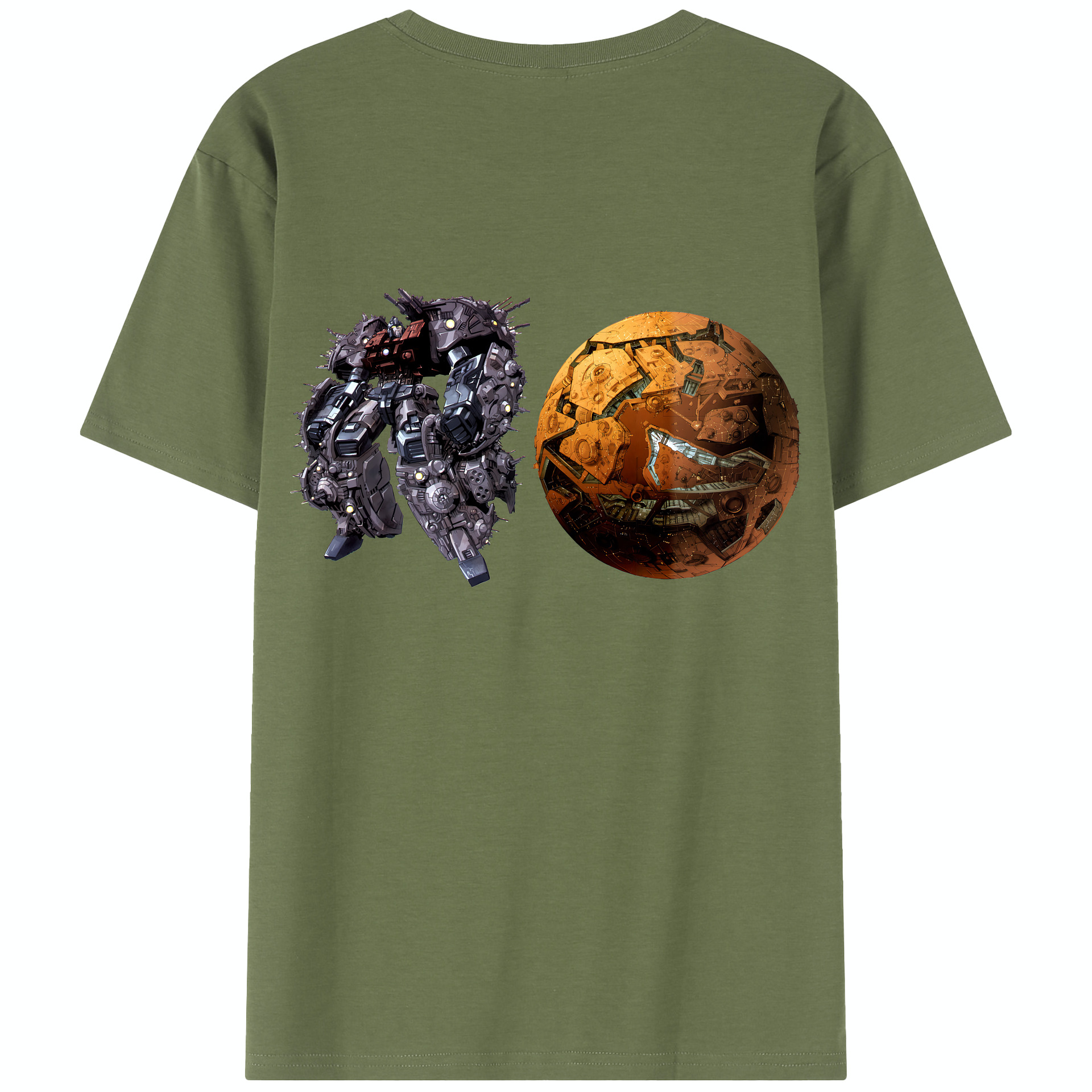 （画像用） Transformers トランスフォーマー 綿100％半袖Tシャツ（背面プリント）